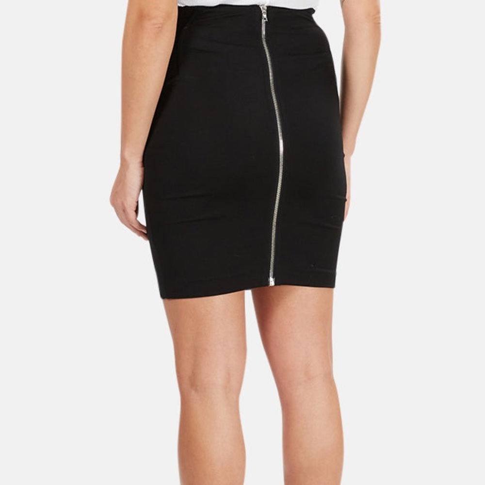 T by Alexander Wang XS black zippered pointe skirt